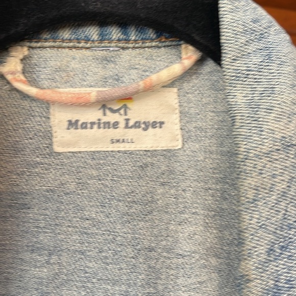 Marine Layer denim jacket small - Picture 3 of 5